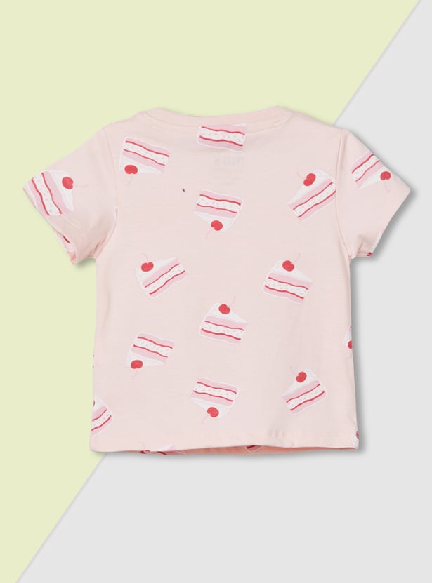Girls Printed T-shirts - Pack of 3
