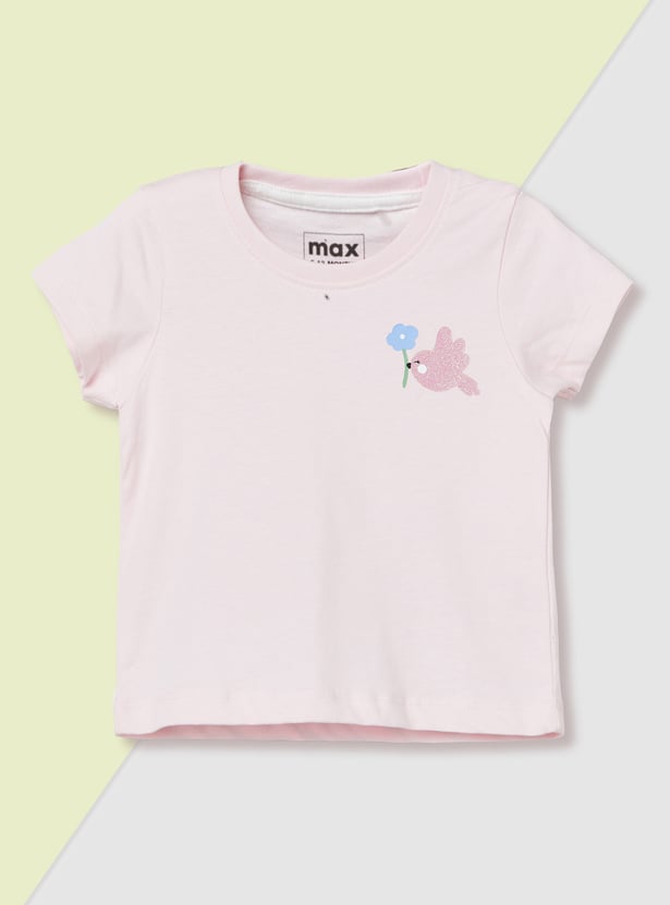 Girls Printed T-shirt - Pack of 3