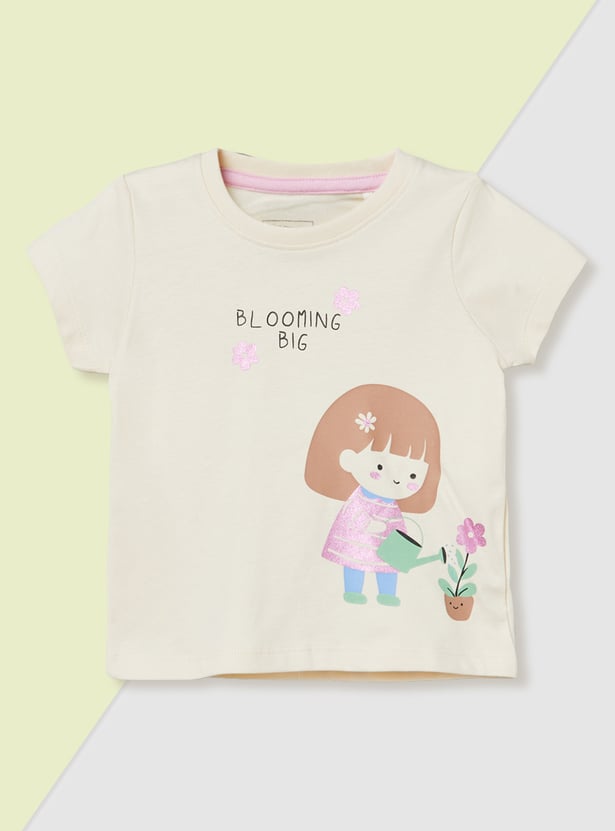 Girls Printed T-shirt - Pack of 3