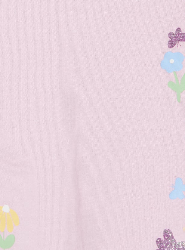 Girls Printed T-shirt - Pack of 3
