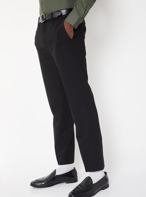 Men Solid Trousers