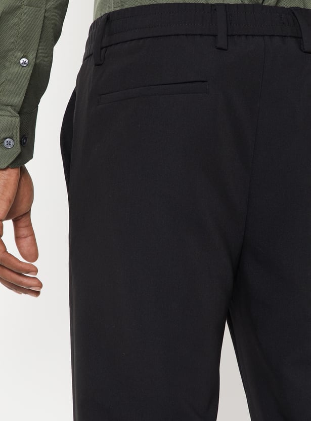 Men Solid Trousers