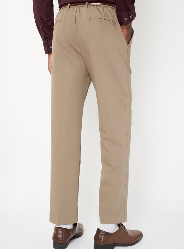 Men Solid Trousers