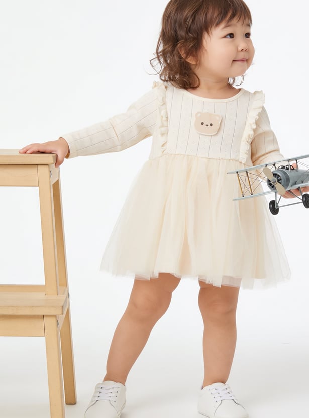 Girls Applique Dress