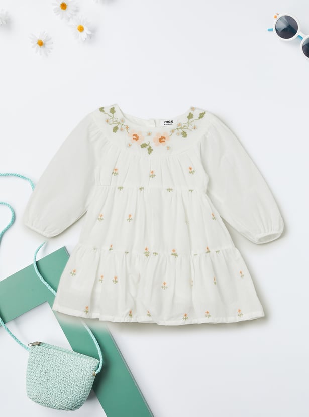 Girls Embroidered Dress