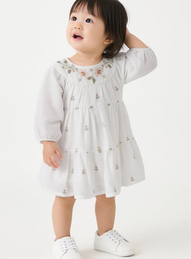 Girls Embroidered Dress