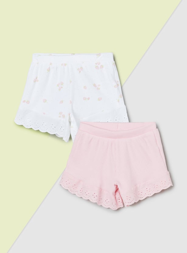 Girls Assorted Shorts - Pack of 2