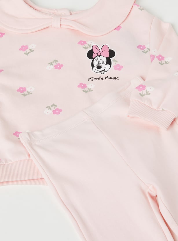 Girls Minnie Trousers Set
