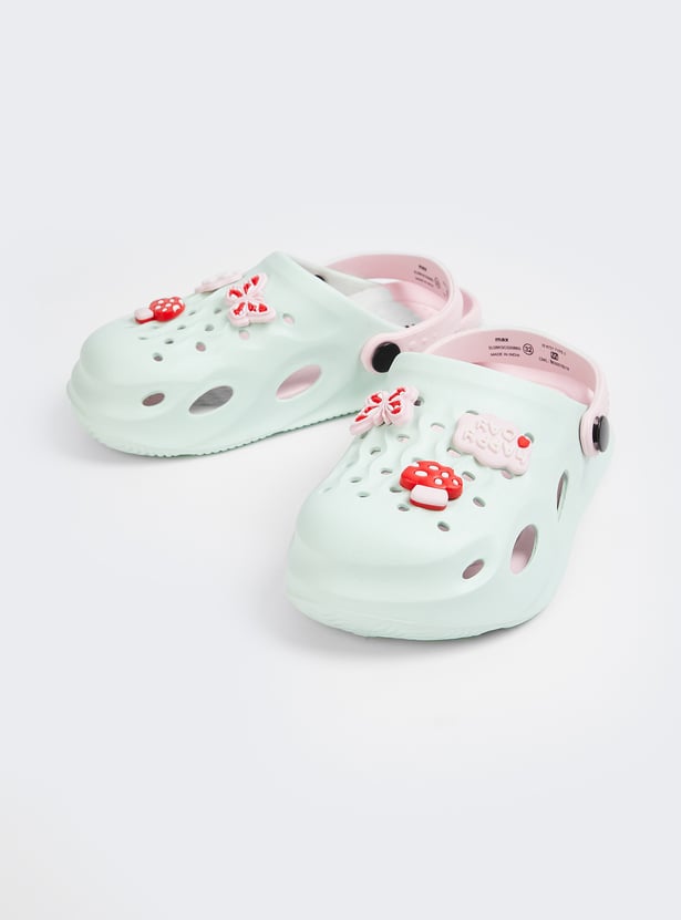 Girls Clogs with Charms