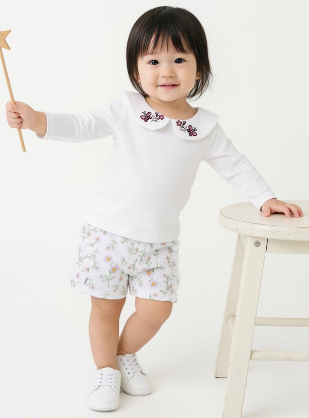 Girls Printed Shorts - Pack of 2