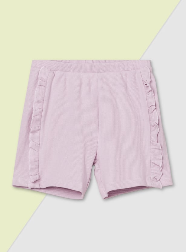 Girls Printed Shorts - Pack of 2
