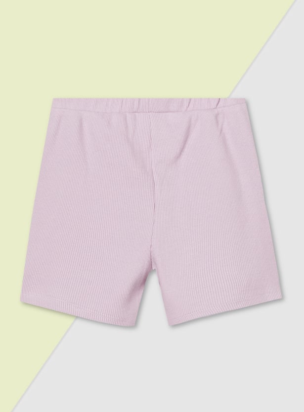 Girls Printed Shorts - Pack of 2