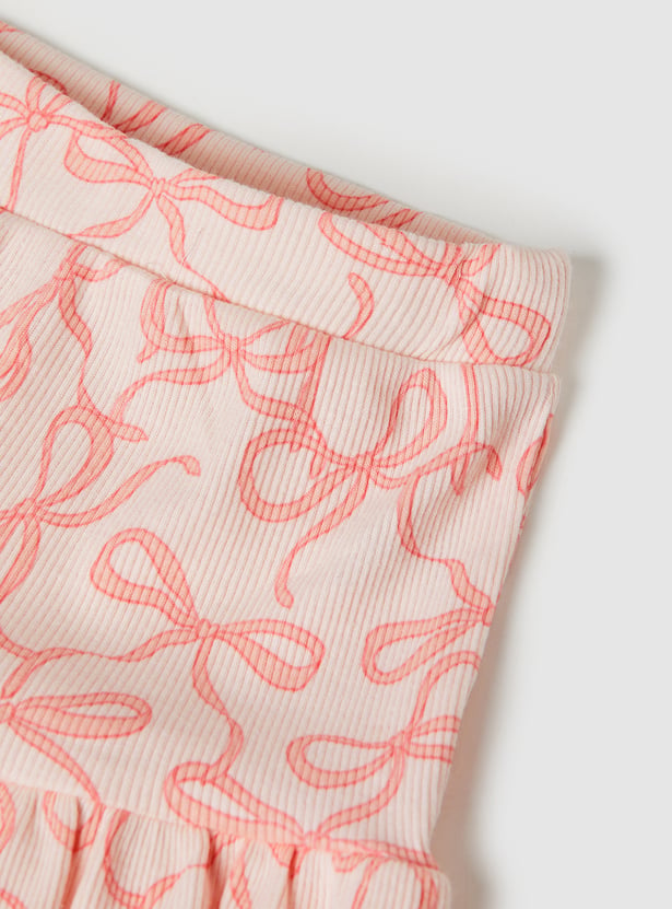 Girls Printed Skirt - Pack of 2