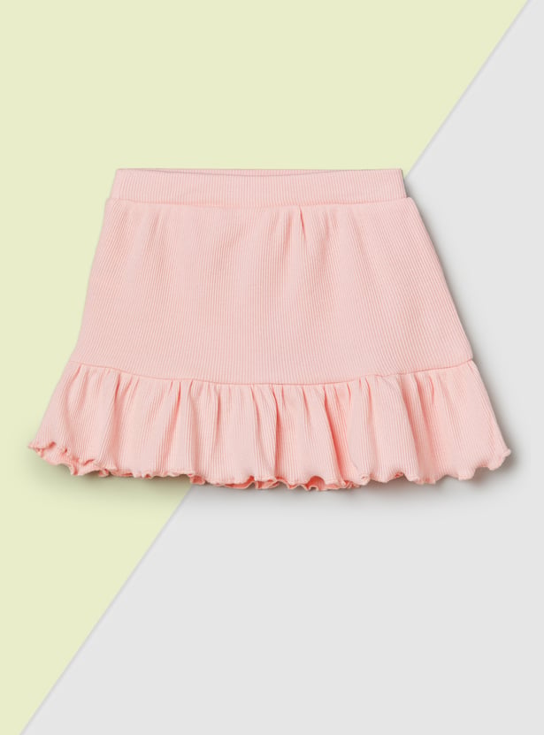 Girls Printed Skirt - Pack of 2