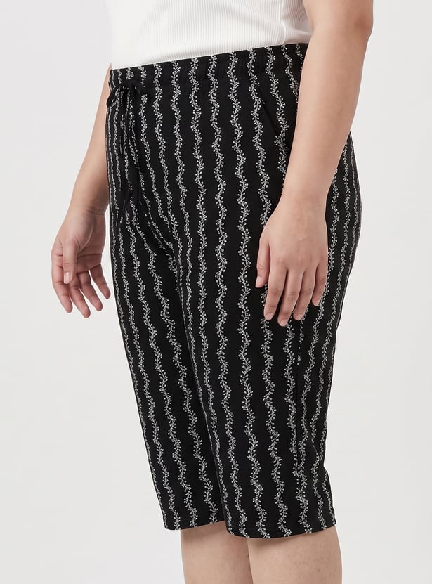 Women Printed Capris