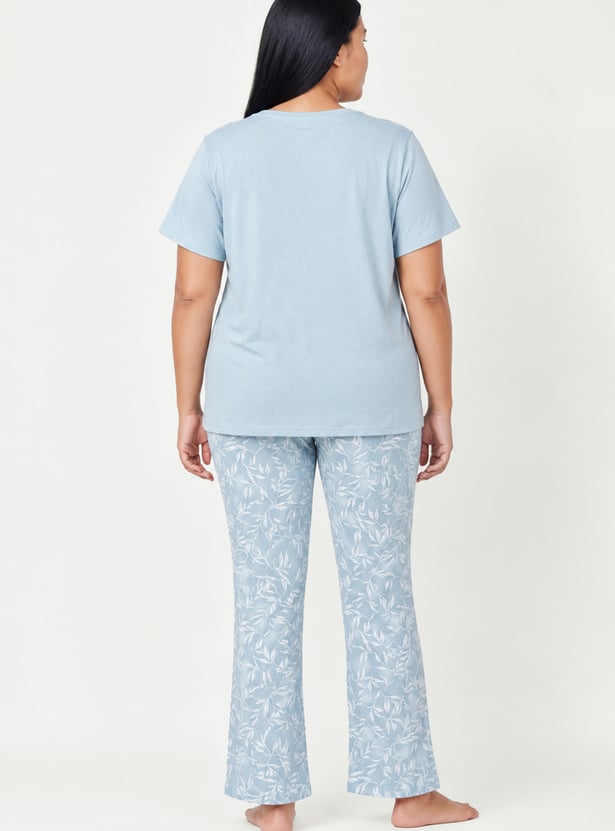 Women Printed PJ Set