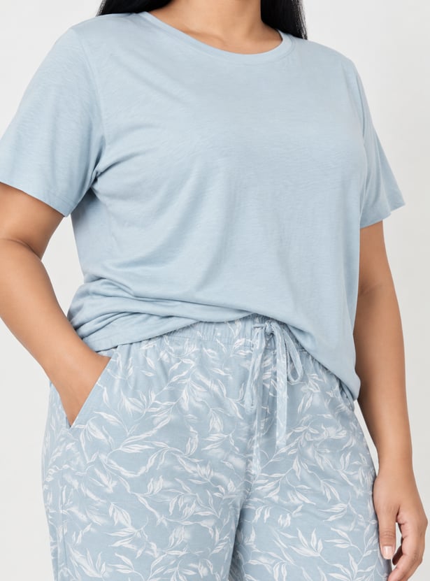 Women Printed PJ Set