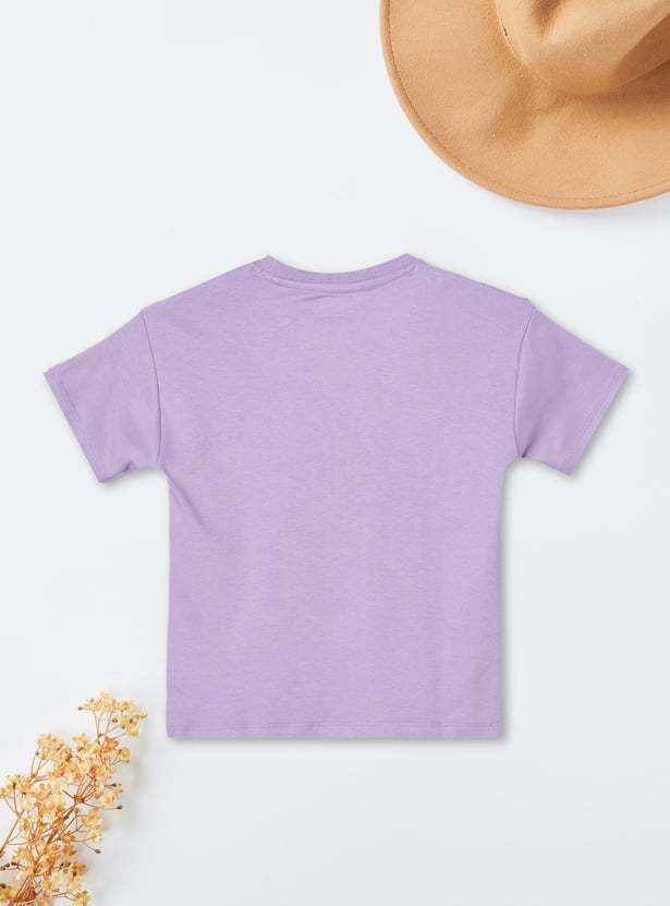 Girls Kuromi Print T-shirt