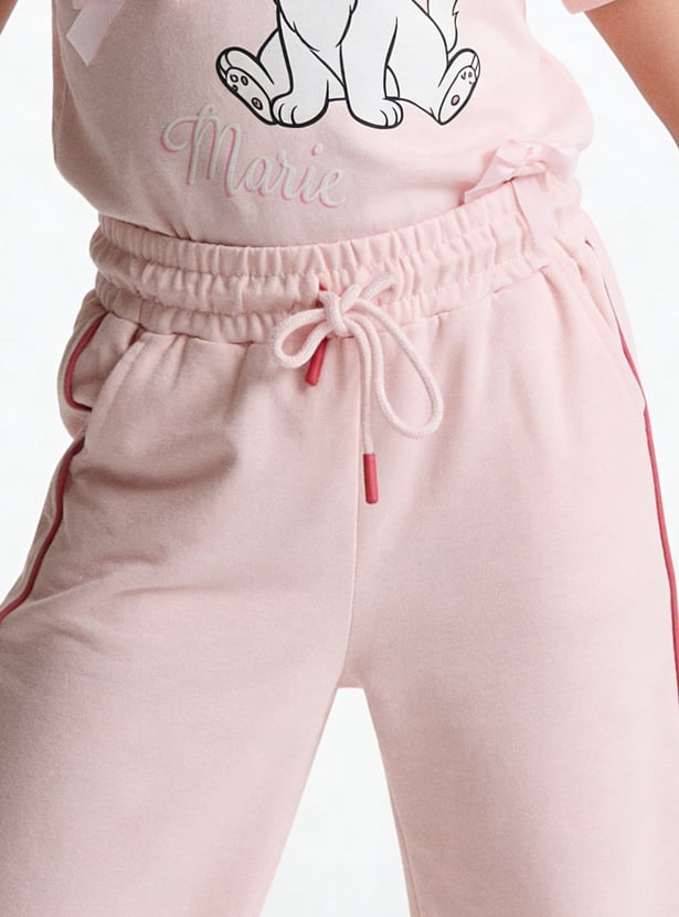 Girls Marie Character Print Trousers Set