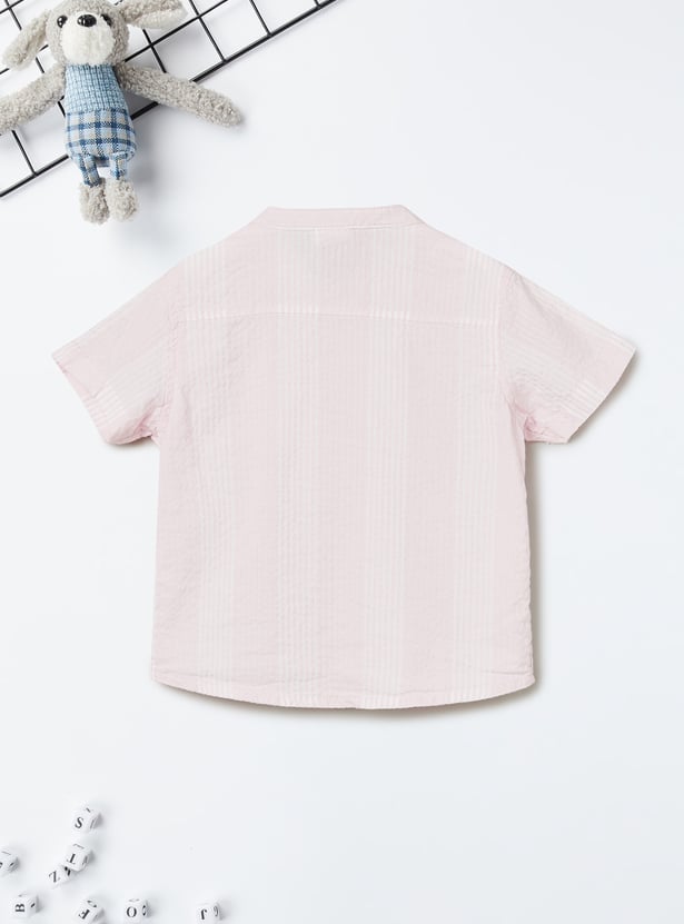 Boys Striped Shorts Set