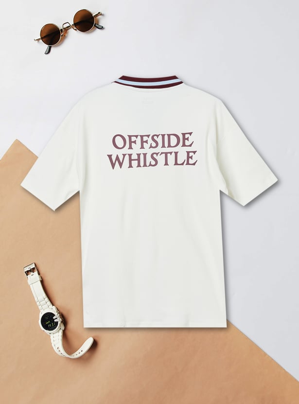 Boys Printed Polo T-shirt