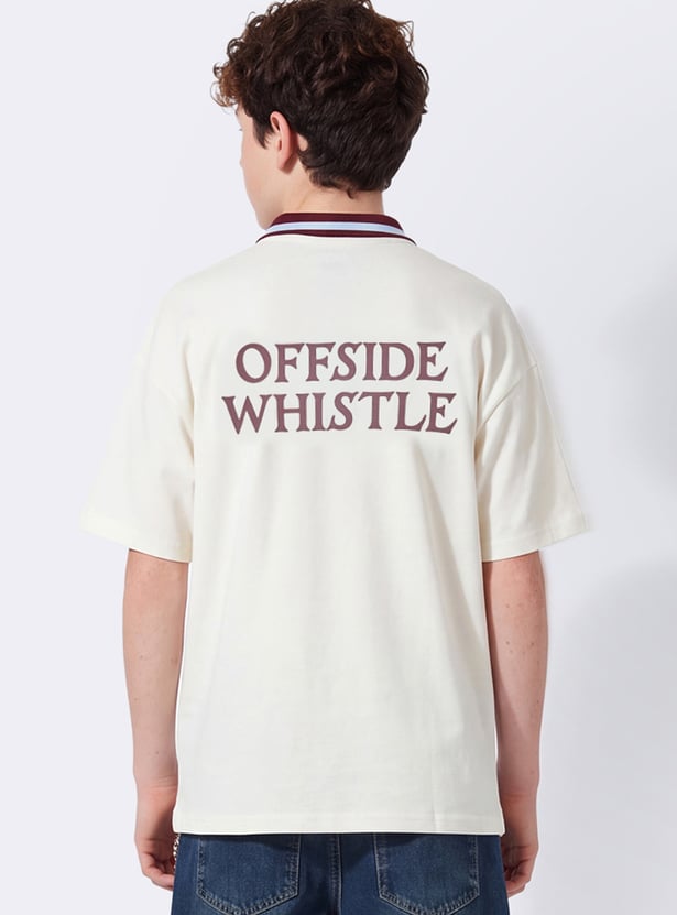 Boys Printed Polo T-shirt
