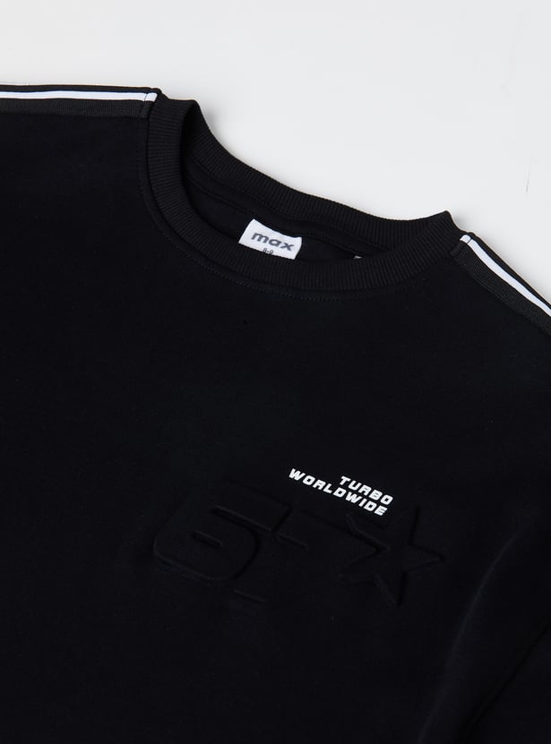 Boys Boxy Solid T-shirt