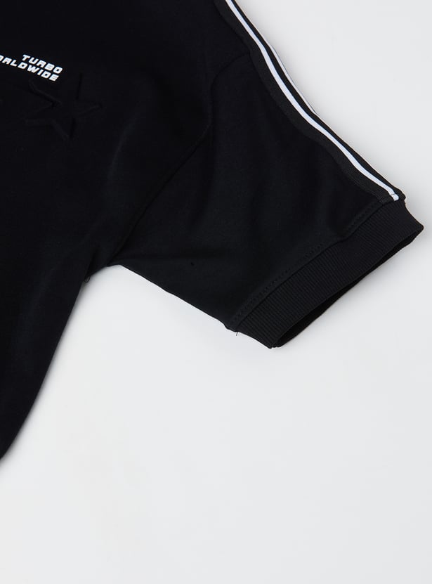Boys Boxy Solid T-shirt