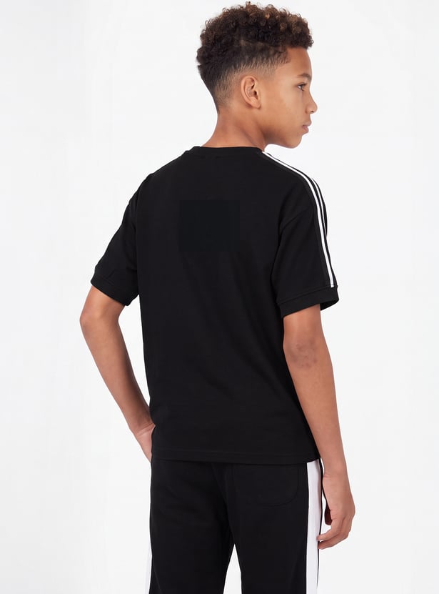 Boys Boxy Solid T-shirt
