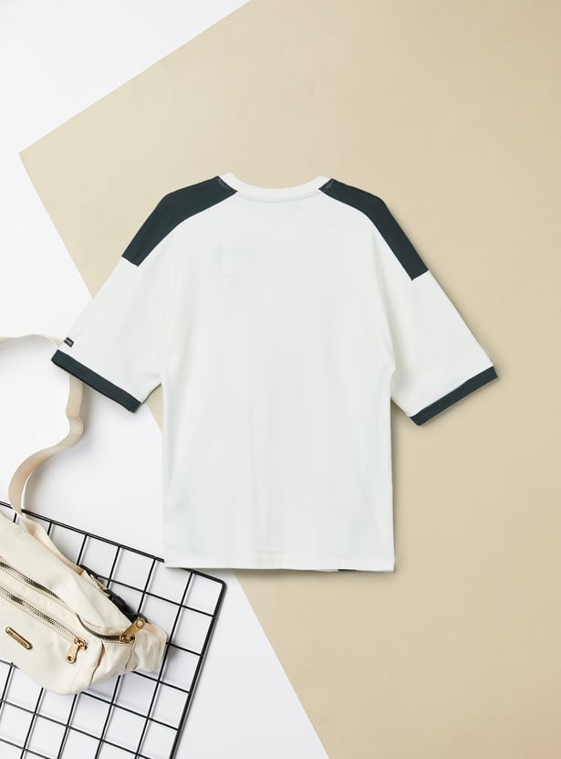 Boys Oversized Ichigo Kurosaki Print T-shirt