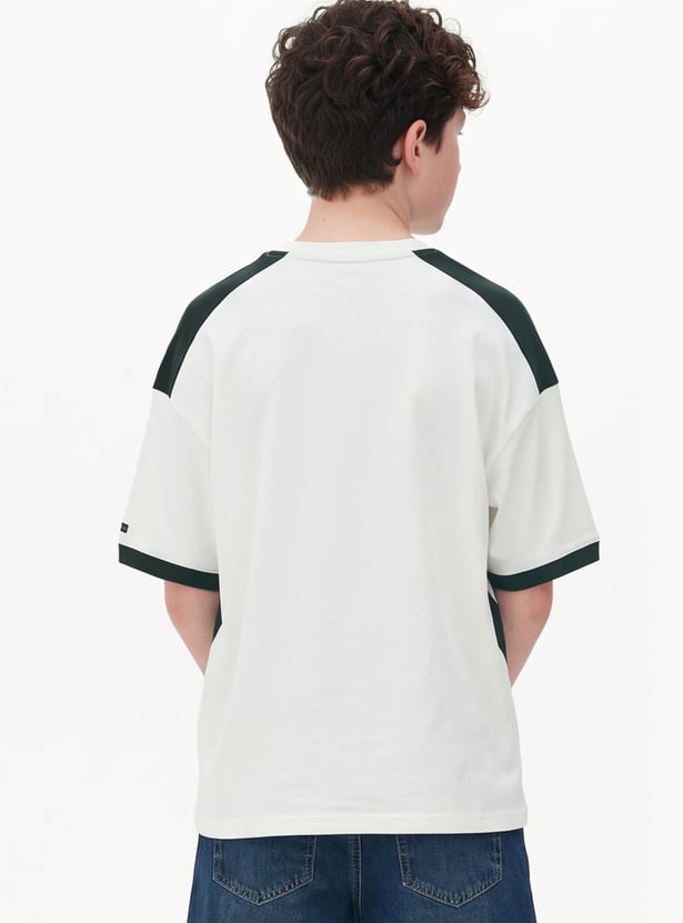Boys Oversized Ichigo Kurosaki Print T-shirt