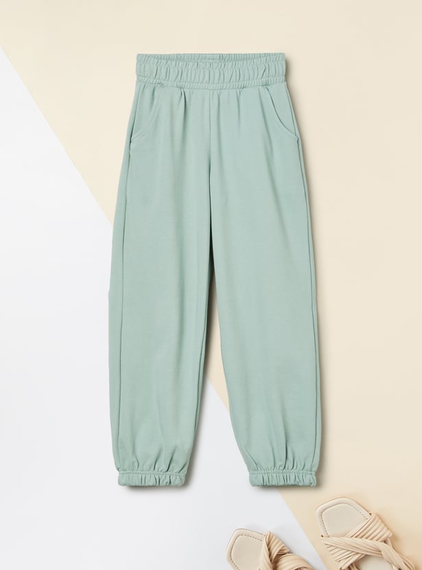 Girls Solid Joggers