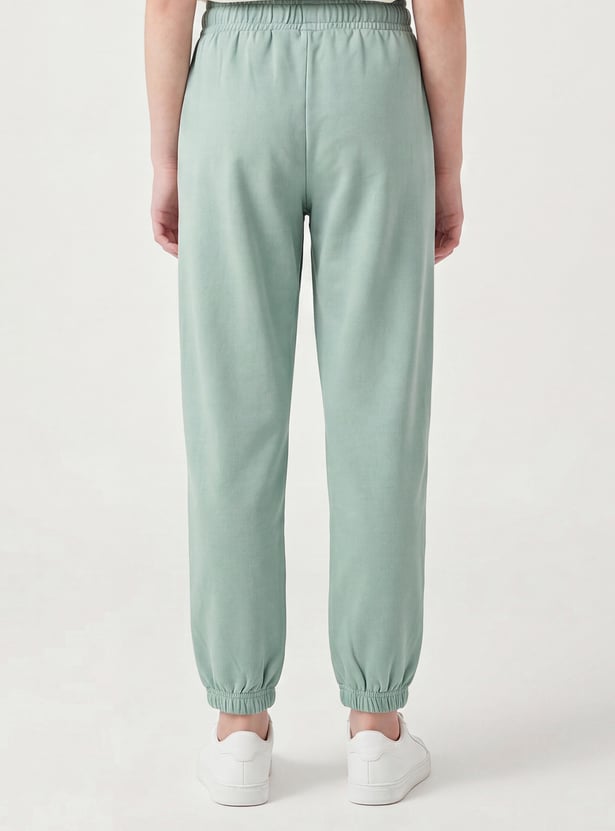 Girls Solid Joggers