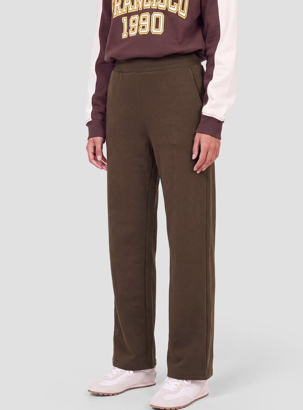 Women Solid Sports Track Pants