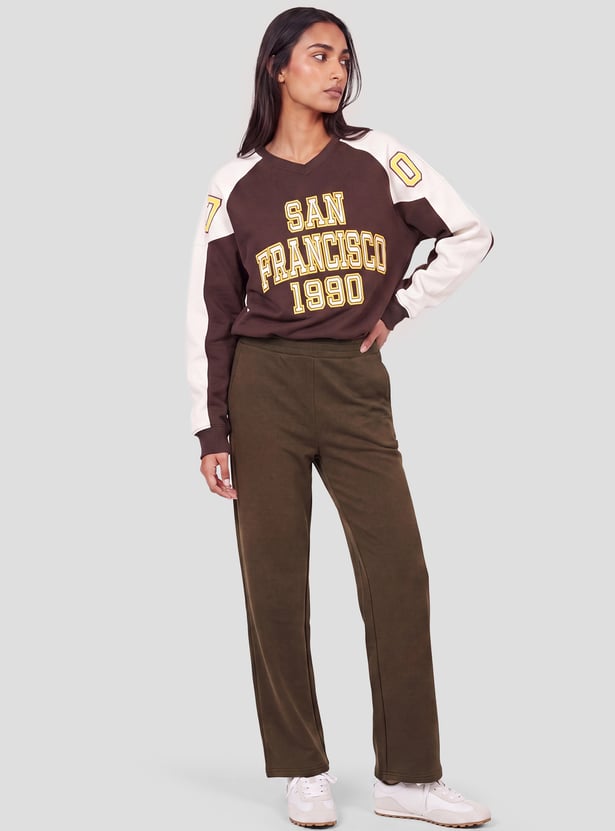 Women Solid Sports Track Pants