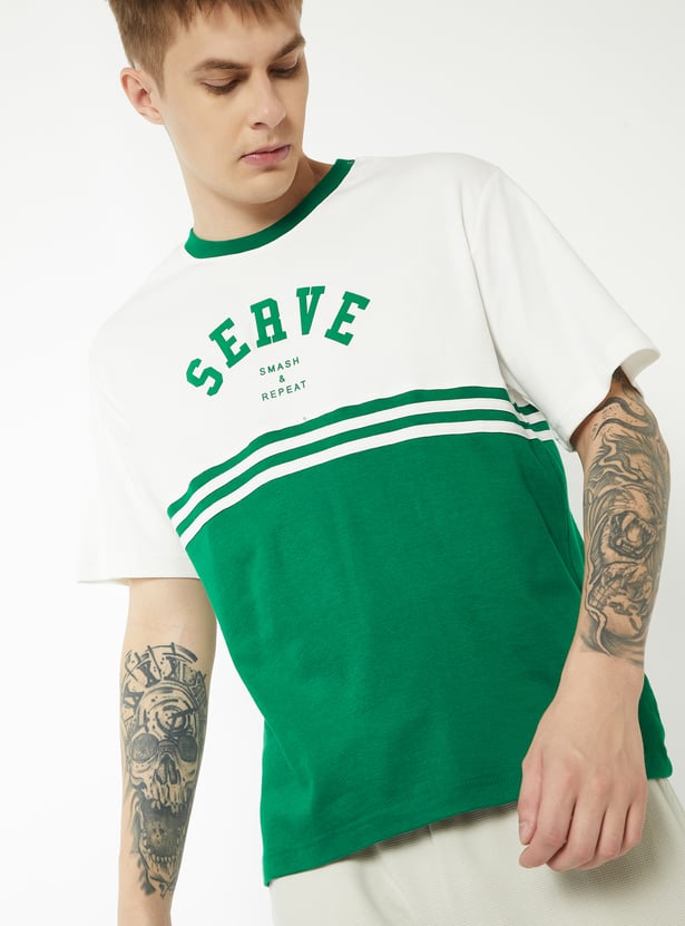 Men Colourblock T-shirt