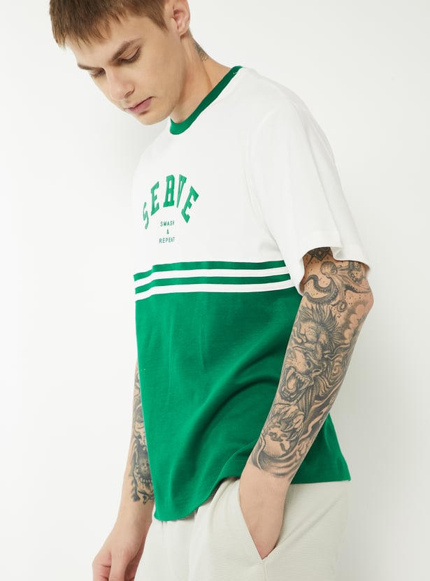 Men Colourblock T-shirt