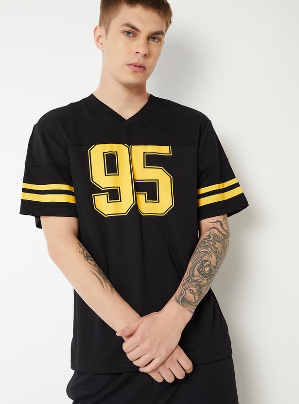 Men Printed Sports T-shirt