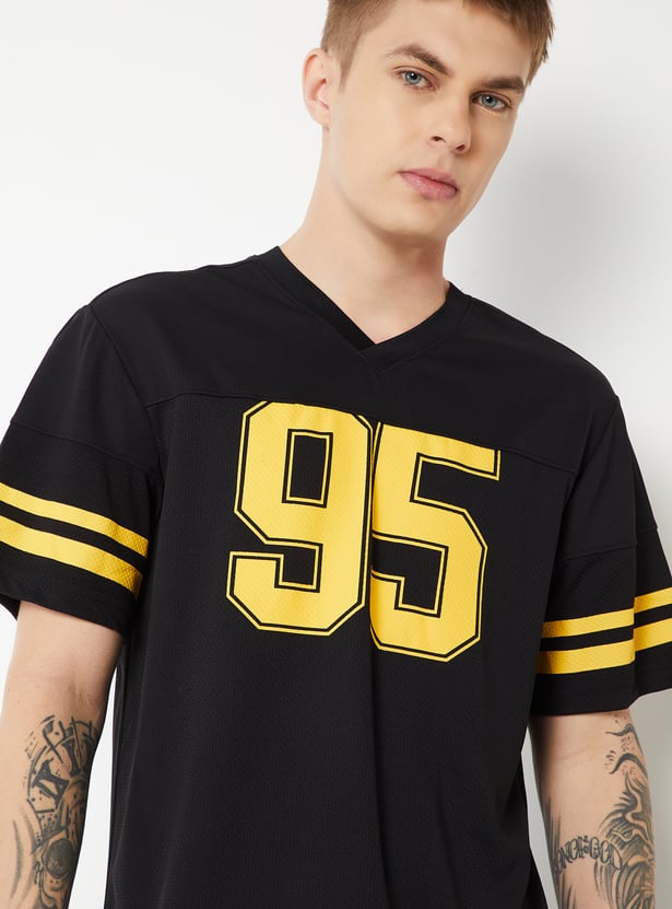 Men Printed Sports T-shirt