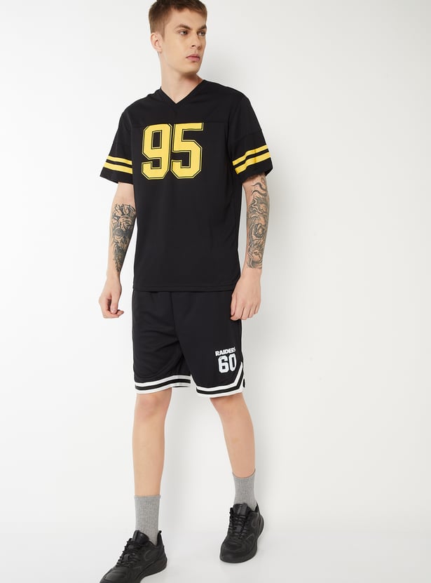 Men Printed Sports T-shirt