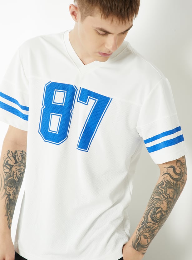Men Printed Sports T-shirt