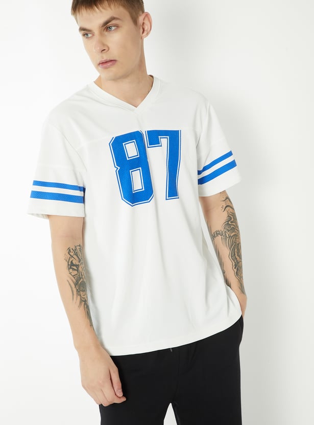 Men Printed Sports T-shirt