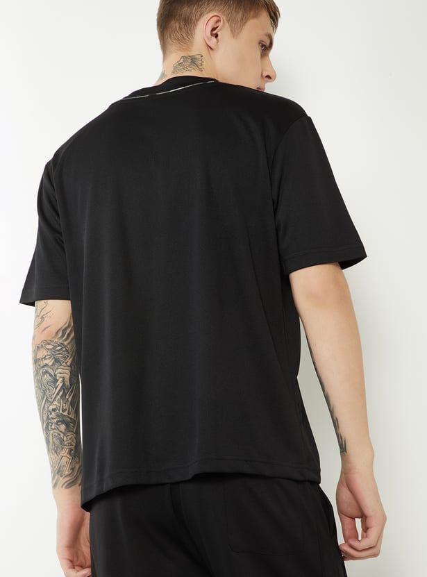 Men Solid Sports T-shirt