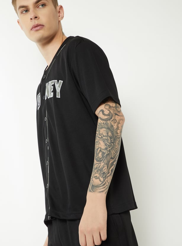 Men Solid Sports T-shirt