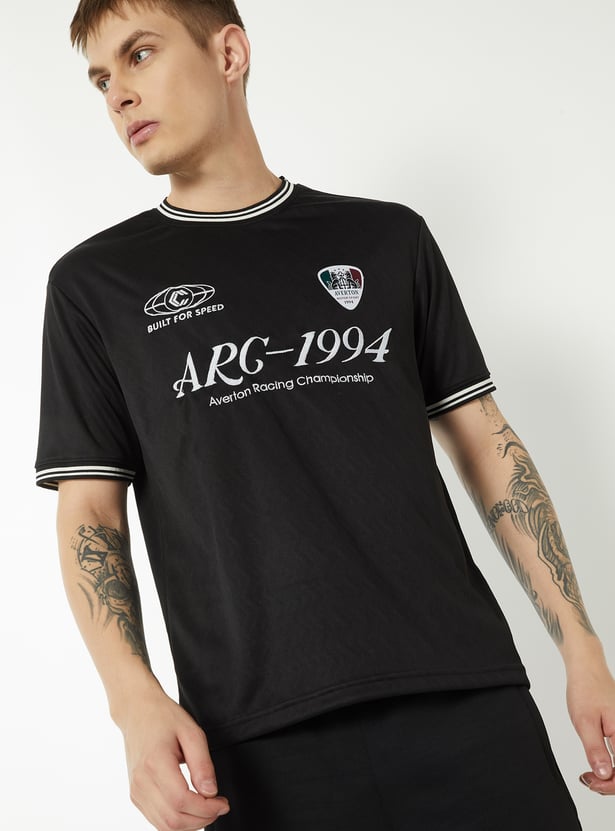 Men Printed Sports T-shirt
