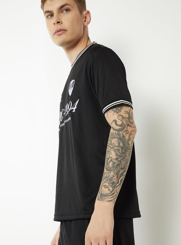 Men Printed Sports T-shirt