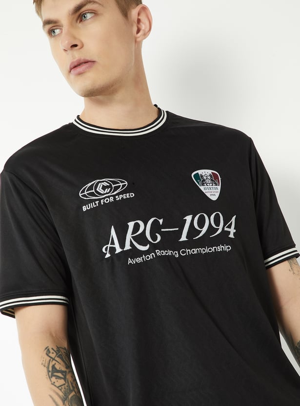 Men Printed Sports T-shirt