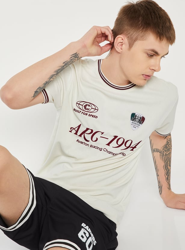 Men Printed Sports T-shirt