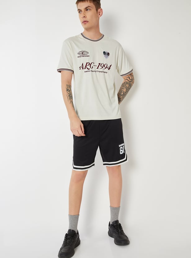 Men Printed Sports T-shirt