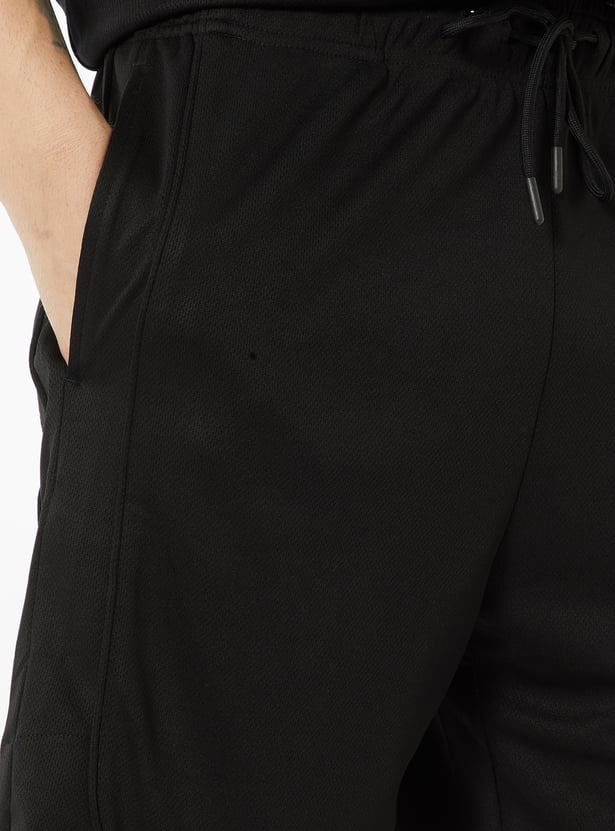 Men Solid Sports Shorts